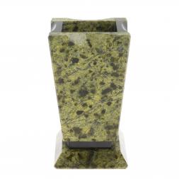 Карандашница из змеевика 6,5х6х11,5 см