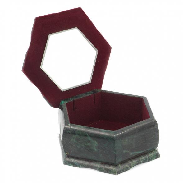 Шкатулка Шестигранная с рисунком &amp;quot;Осенний пейзаж&amp;quot; 14х12,5х7 см 119725