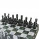 Настольная игра Шахматы Шашки Нарды 3 в 1 из камня мрамор змеевик 123806