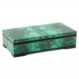 Шкатулка для хранения денег &amp;quot;Купюра&amp;quot; камень малахит 18,5х9,5х5 см