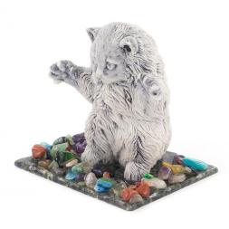 Сувенир "Кот играет" из мрамолита