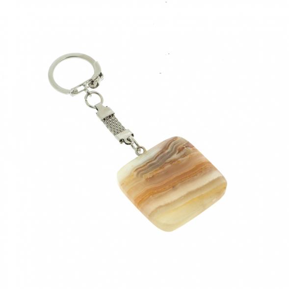 Брелок из оникса квадратный 130799