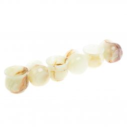 Набор стопок из оникса в футляре 6 шт 5х5х4,5 см (2х2)