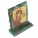 Икона настольная &amp;quot;Казанская БМ&amp;quot; камень змеевик 11,5х4,5х12 см 123192