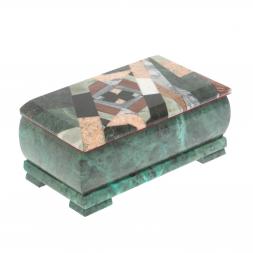 Шкатулка с мозаикой &amp;quot;Купюра&amp;quot; 19х9,5х8 см