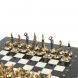 Шахматы &amp;quot;Итальянская война&amp;quot; фигуры бронза доска 28х28 см из мрамора 128249