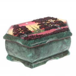 Шкатулка с рисунком &amp;quot;Закат&amp;quot; 17х10,5х7 см