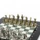 Шахматы подарочные &amp;quot;Римские лучники&amp;quot; 28х28 мрамор шабровский змеевик 127714