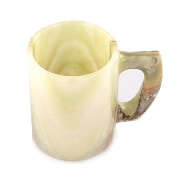 Сувенирная кружка из камня оникс &amp;quot;Для чая&amp;quot; 290 мл 11х7,5х9,5 см (3х4) 121699
