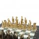 Шахматы &amp;quot;Деревенские&amp;quot; бронзовые, доска из змеевика 40х40 см 127878