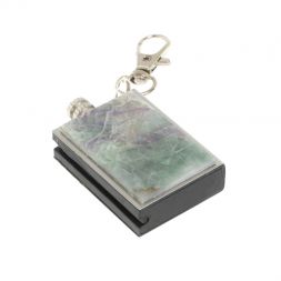 Брелок огниво &amp;quot;Вечная спичка&amp;quot; с накладкой из камня флюорит