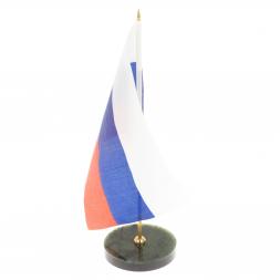 Флагшток из нефрита 7,5х7,5х26 см