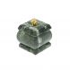 Шкатулка &amp;quot;Мышка&amp;quot; из шабровского змеевика 4,5х4,5х6 см 128811