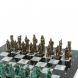Шахматы &amp;quot;Александр Македонский&amp;quot; фигуры бронза / патина доска 36х36 см серый мрамор 128369