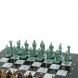 Шахматы &amp;quot;Александр Македонский&amp;quot; фигуры бронза / патина доска 36х36 см серый мрамор 128369