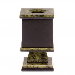 Карандашница из змеевика